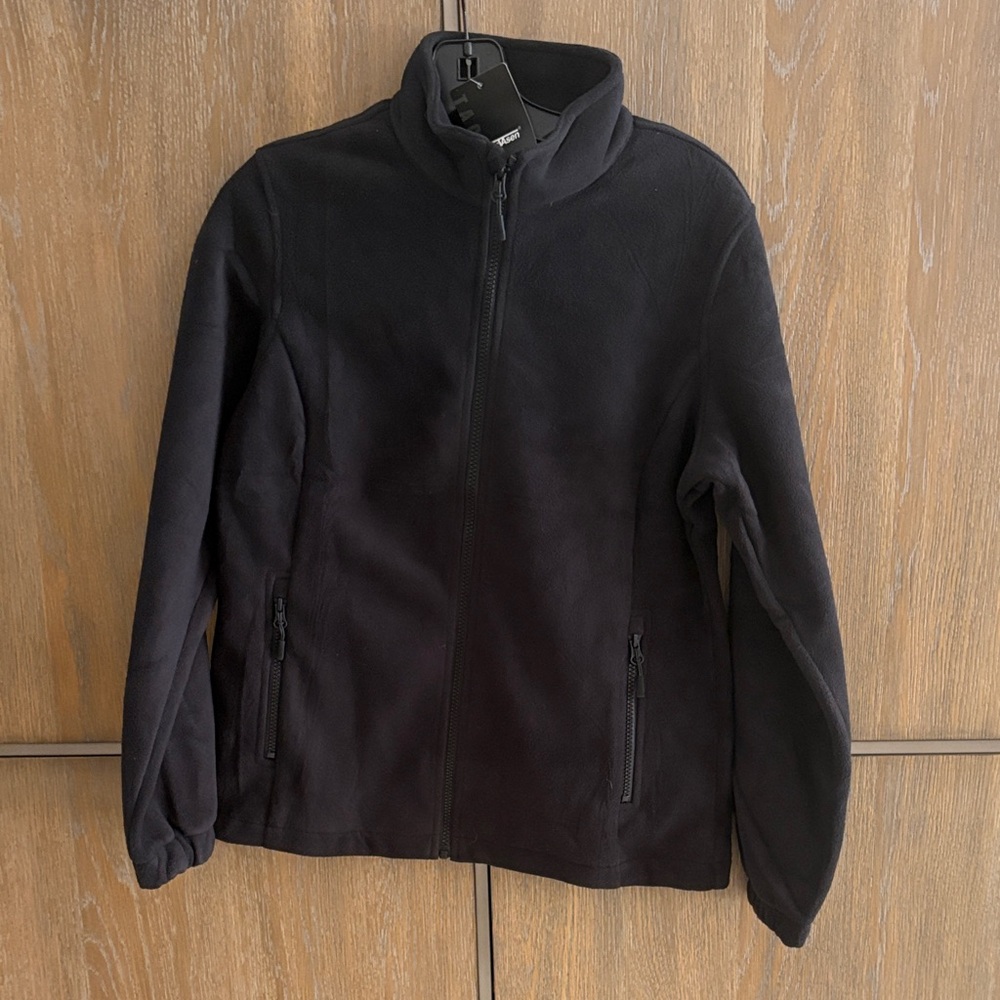 Men's Black Fleece Jacket